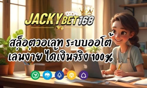 JACKYBET สล็อตวอเลท ระบบออโต้ เล่นง่าย ได้เงินจริง 100%